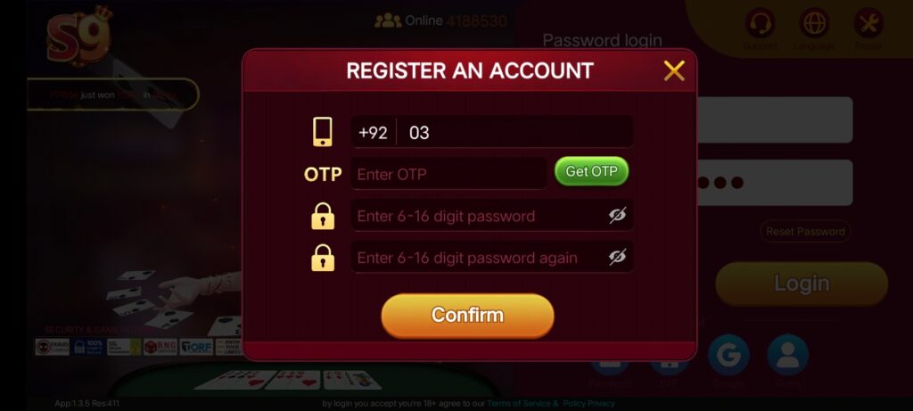 screenshot of best S9 Game app for online earning