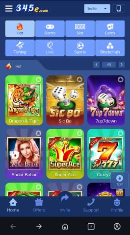 Screenshot of 345E Game 