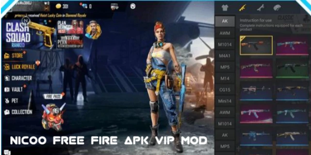 Screenshot of Nicoo Free Fire.