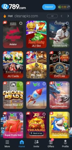 Screenshot of R789 game