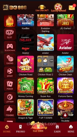 Screenshot of BG888 Game