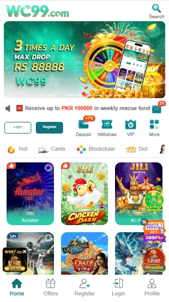 Screenshot of WC99 Game best online earning app