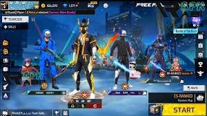 Screenshot of Free Fire Gaming injector which is Fixa FF injector, that shows characters and more.